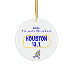 2026: The Year I Trained for Houston 13.1 | Half Marathon Christmas Ornament