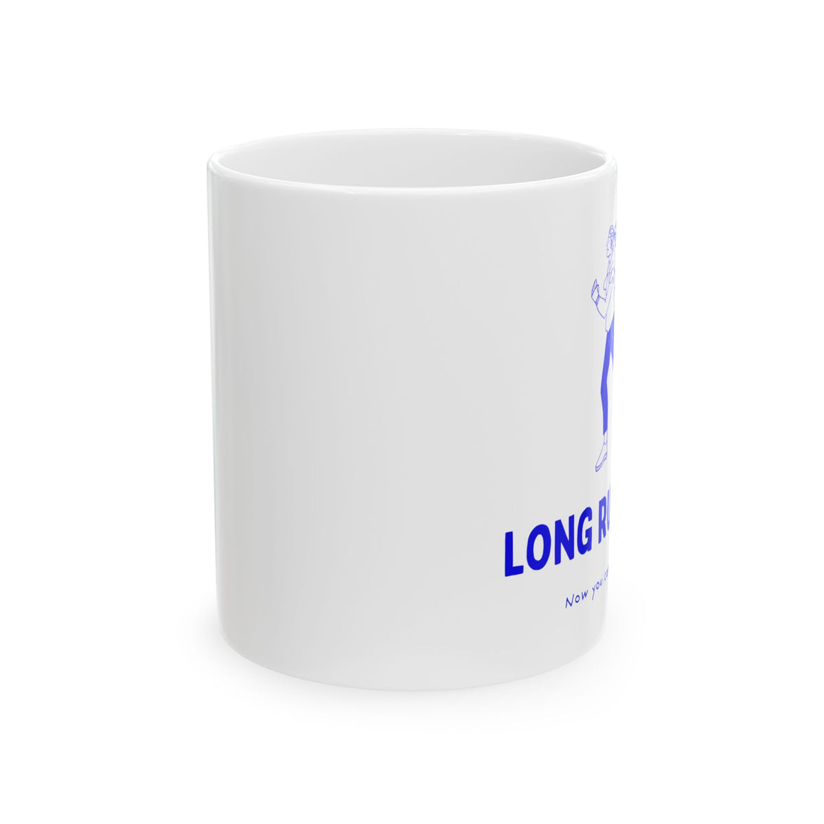 Long Run Done. Now You Can Talk to Me funny running mug, her version, by Run & Tell