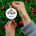 NYC 26.2 Taxi | Marathon Christmas Ornament