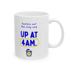 Santa's Not the Only One Up at 4am | Runner Christmas Mug