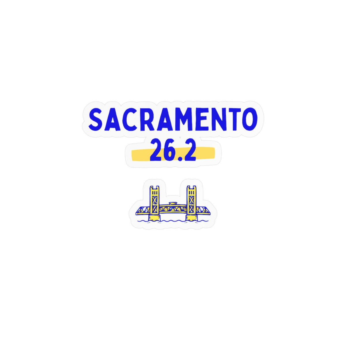 Sacramento 26.2 Vinyl Car Decal
