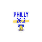Philly 26.2 Vinyl Car Decal
