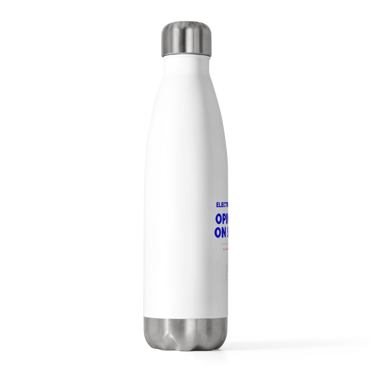 Electrolytes and Opinions on Shoes 20oz insulated running water bottle by Run & Tell