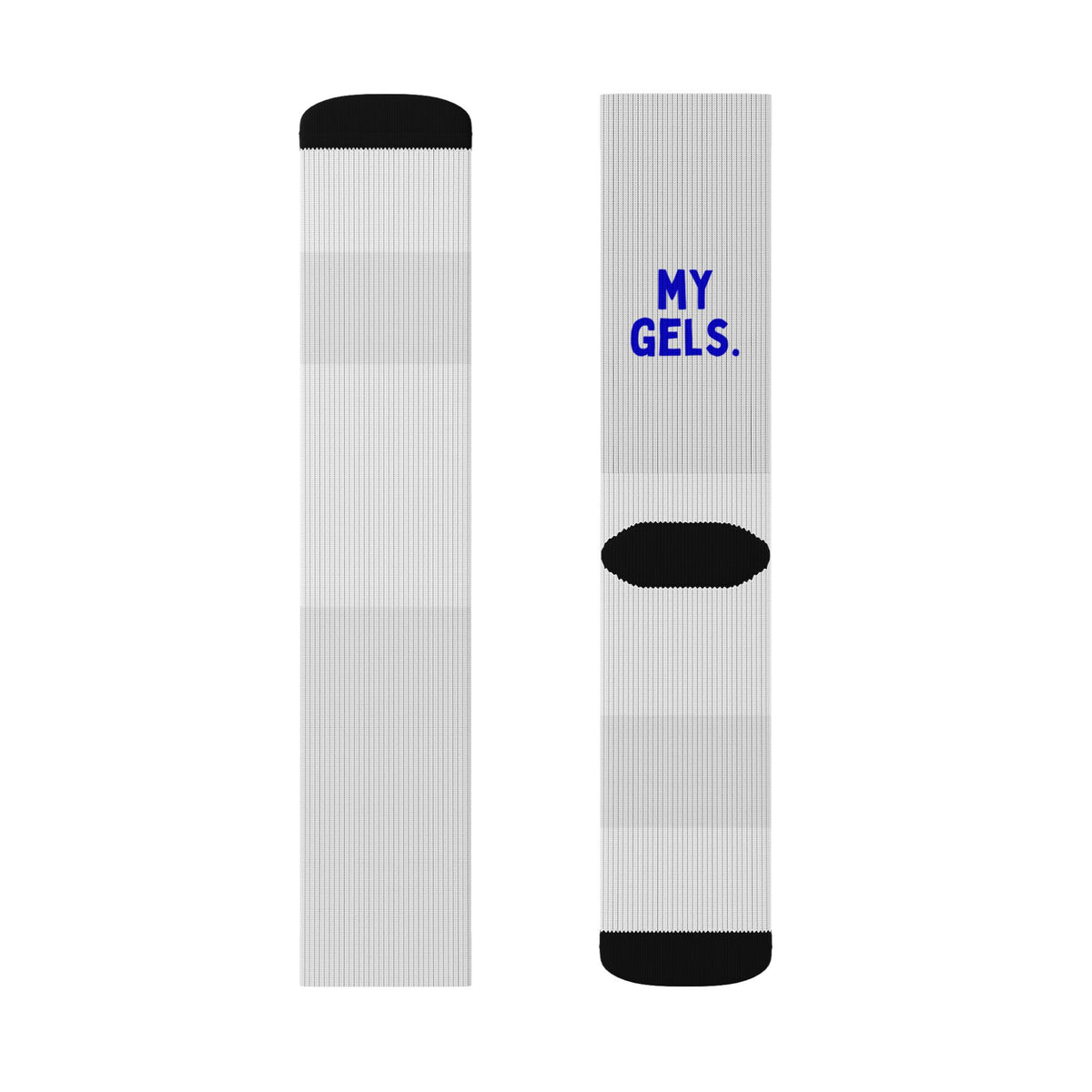 Ho Ho Hold My Gels running socks, view 6