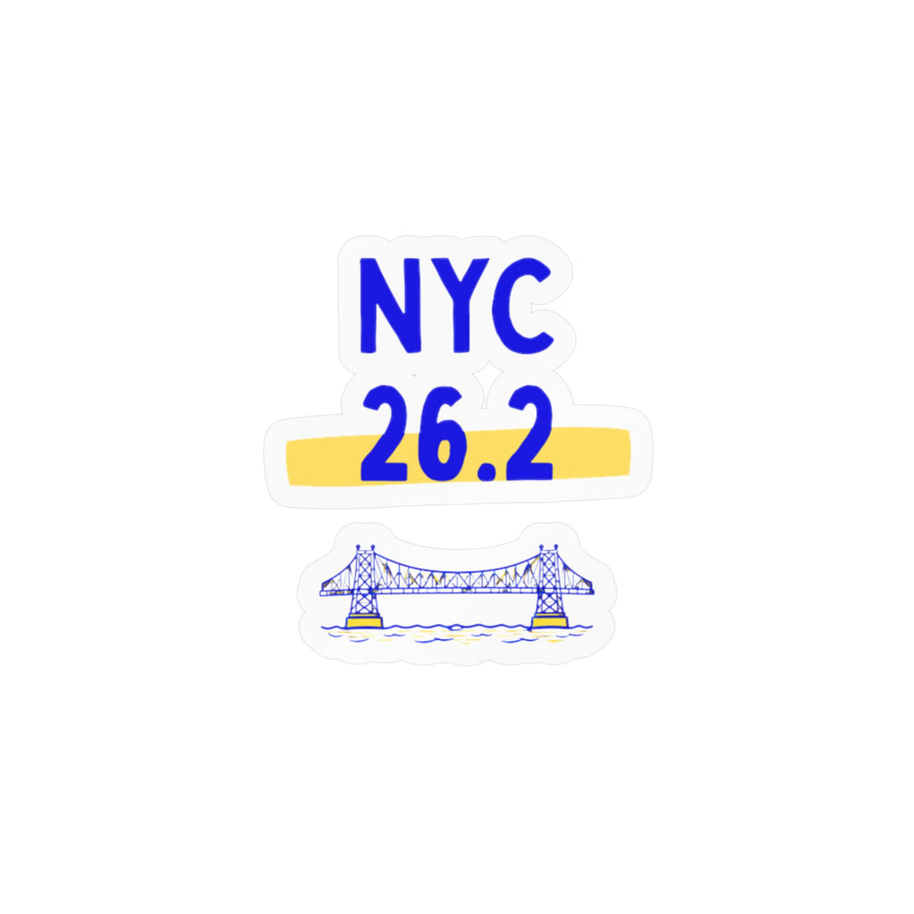 NYC 26.2 Vinyl Car Decal