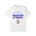 Most Likely to Tell You About Their Marathon at Dinner | Christmas Family T-Shirt