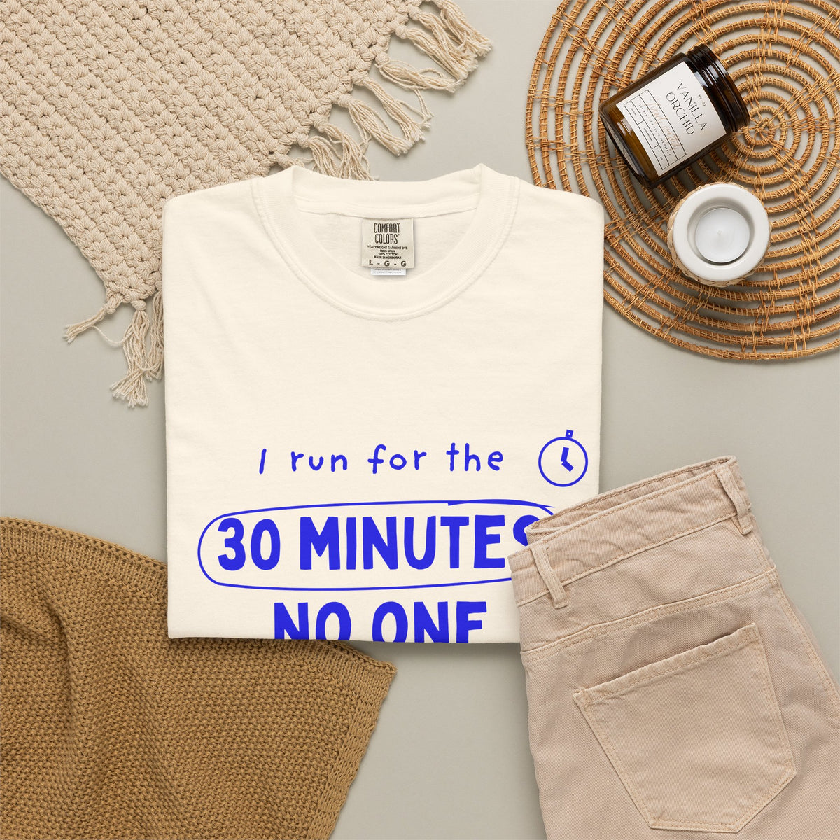 I Run for the 30 Minutes No One Needs Me running t-shirt, view 8