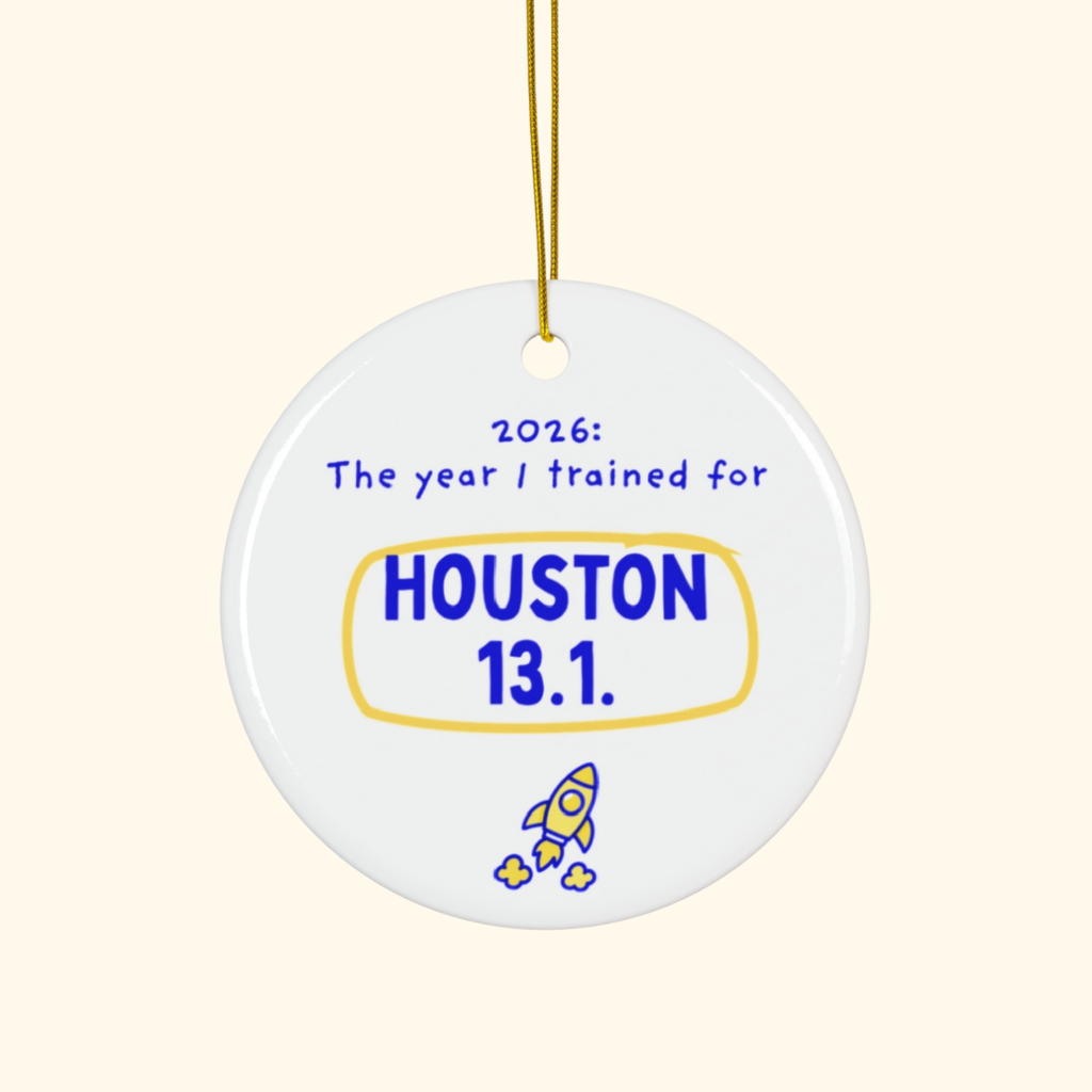2026: The Year I Trained for Houston 13.1 | Half Marathon Christmas Ornament
