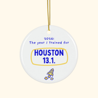 2026: The Year I Trained for Houston 13.1 | Half Marathon Christmas Ornament